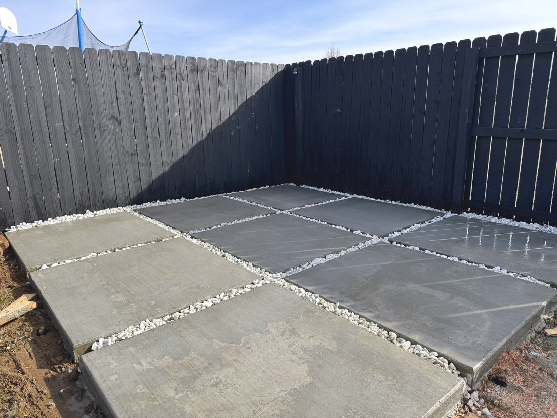 Concrete pad