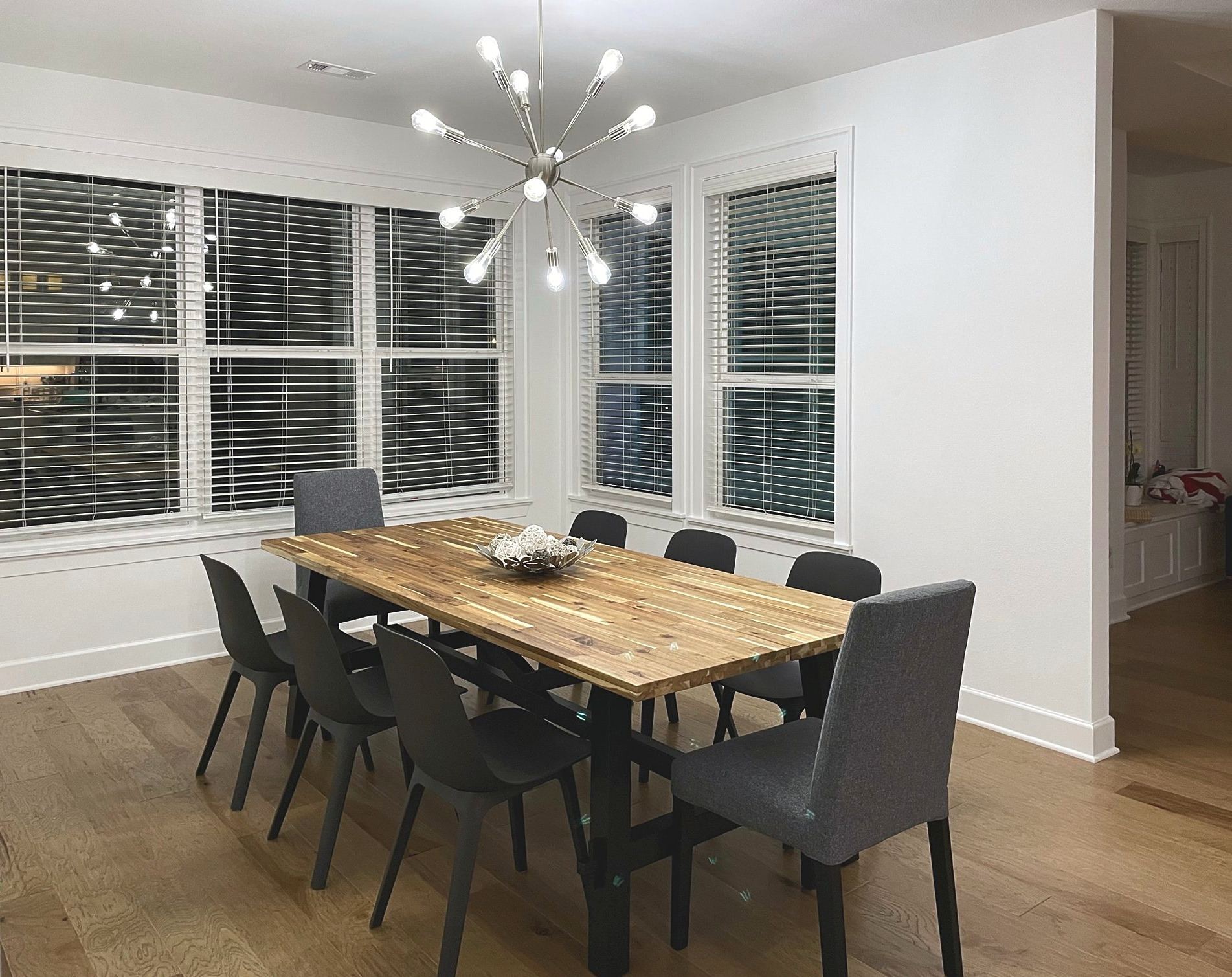 Dining room windows